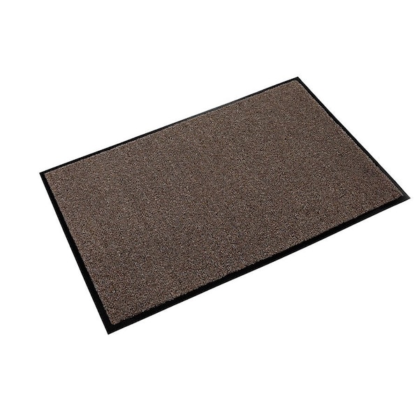 Crown Matting Technologies Wiper Mat, Polypropylene, 3/8" Thick, Walnut, 3' W x 5' L GS 0035WA - main
